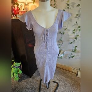 Lavender Knit Dress